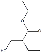 ethyl (R)-2-(hydroxymethyl)butanoate,72604-81-0,结构式