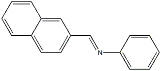 N-(2-naphthylmethylene)aniline 结构式