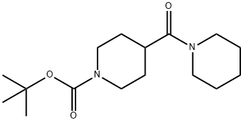 tert-butyl 4-(1-piperidinylcarbonyl)-1-piperidinecarboxylate Structure
