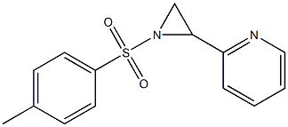 Aziridine, 1-[(4-methylphenyl)sulfonyl]-2-(2-pyridinyl)- Structure