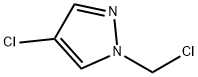 1H-Pyrazole, 4-chloro-1-(chloromethyl)- Struktur