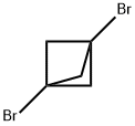 Bicyclo[1.1.1]pentane, 1,3-dibromo- Structure