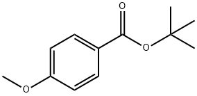 Benzoic acid, 4-methoxy-, 1,1-dimethylethyl ester Structure