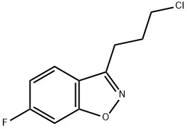 3-(3-氯丙基)-6-氟苯并[D]异噁唑,84243-02-7,结构式