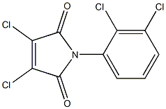 1H-Pyrrole-2,5-dione, 3,4-dichloro-1-(2,3-dichlorophenyl)- 结构式