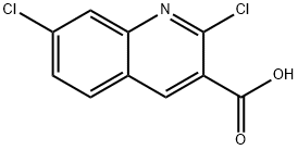 2,7-dichloroquinoline-3-carboxylic acid Struktur