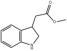 methyl 2-(2,3-dihydro-1H-indol-3-yl)acetate Struktur