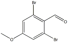 2,6-二溴-4-甲氧基苯甲醛,856766-94-4,结构式