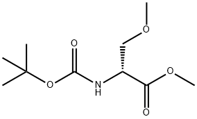 (R)-methyl 2-((tert-butoxycarbonyl)amino)-3-methoxypropanoate,862372-14-3,结构式