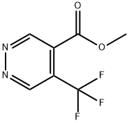 5-trifluoromethyl-pyridazine-4-carboxylic acid methyl ester,872780-97-7,结构式