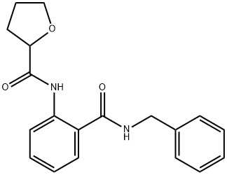 N-[2-(benzylcarbamoyl)phenyl]oxolane-2-carboxamide Struktur