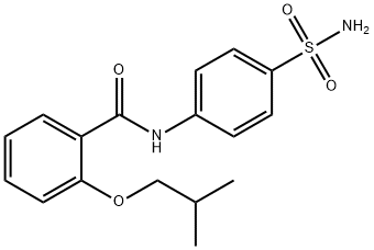 2-(2-methylpropoxy)-N-(4-sulfamoylphenyl)benzamide Struktur