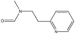 Formamide, N-methyl-N-[2-(2-pyridinyl)ethyl]- Struktur