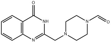4-(4-Oxo-3,4-dihydro-quinazolin-2-ylmethyl)-piperazine-1-carbaldehyde|