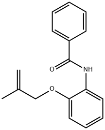 N-{2-[(2-methyl-2-propen-1-yl)oxy]phenyl}benzamide Struktur