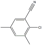 2-chloro-3,5-dimethylbenzonitrile 化学構造式