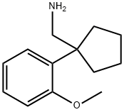 [1-(2-methoxyphenyl)cyclopentyl]methanamine Struktur