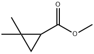 Cyclopropanecarboxylic acid, 2,2-dimethyl-, methyl ester Structure