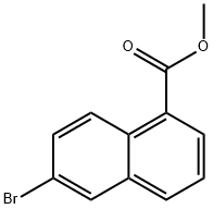 METHYL 6-BROMONAPHTHALENE-1-CARBOXYLATE Struktur