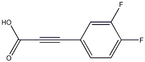 3-(3,4-二氟苯基)丙炔酸, 935475-82-4, 结构式