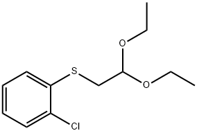 (2-CHLOROPHENYL)(2,2-DIETHOXYETHYL)SULFANE Struktur