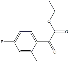 Ethyl 4-fluoro-2-methylbenzoylformate Struktur