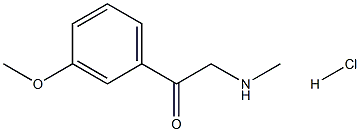 1-(3-methoxyphenyl)-2-(methylamino)ethanone hydrochloride,958292-65-4,结构式