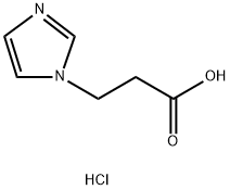 3-(1H-Imidazol-1-yl)propanoic acid hydrochloride, 96144-21-7, 结构式