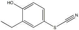 Thiocyanic acid, 3-ethyl-4-hydroxyphenyl ester,99357-68-3,结构式