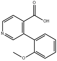 3-(2-methoxyphenyl)isonicotinic acid Structure