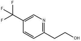 2-Pyridineethanol, 5-(trifluoromethyl)- Structure