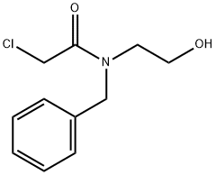 N-Benzyl-2-chloro-N-(2-hydroxyethyl)acetamide Structure