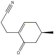 (R)-3-(4-methyl-6-oxocyclohex-1-en-1-yl)propanenitrile|(R)-3-(4-METHYL-6-OXOCYCLOHEX-1-EN-1-YL)PROPANENITRILE