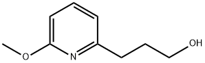 6-methoxy-2-Pyridinepropanol Struktur