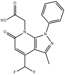 [4-(Difluoromethyl)-3-methyl-6-oxo-1-phenyl-1,6-dihydro-7H-pyrazolo[3,4-b]pyridin-7-yl]acetic acid price.