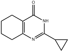 2-Cyclopropyl-5,6,7,8-tetrahydro-quinazolin-4-ol 化学構造式