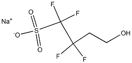 sodium 1,1,2,2-tetrafluoro-4-hydroxybutane-1-sulfonate Structure