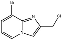 8-溴-2-(氯甲基)咪唑并[1,2-A]吡啶,1026663-86-4,结构式
