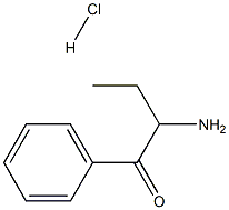 2-amino-1-phenylbutan-1-one hydrochloride Struktur