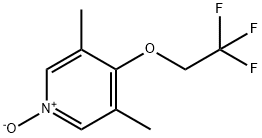 3,5-二甲基-4-(2,2,2-三氟乙氧基)吡啶氮氧化物 结构式