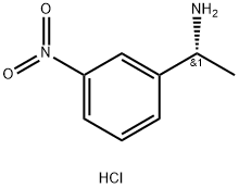 (R)-3-硝基苯乙胺盐酸盐, 1037092-07-1, 结构式