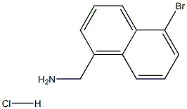 (5-bromonaphthalen-1-yl)methanamine:hydrochloride