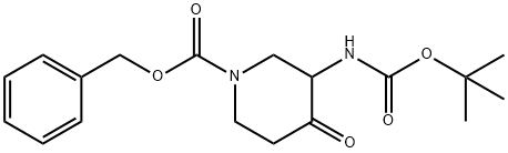 苯基 3-((叔丁基氧羰基)胺基)-4-氧基吡啶-1-羧酸苄酯, 1052713-43-5, 结构式