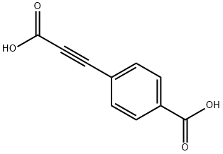 4-Carboxyethynyl-benzoic acid Struktur