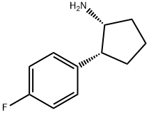cis-2-(4-fluorophenyl)cyclopentanamine Structure