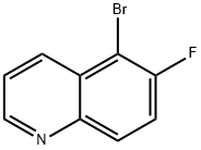 5-溴-6-氟喹啉, 107224-21-5, 结构式