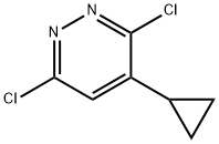 3,6-DICHLORO-4-CYCLOPROPYLPYRIDAZINE Struktur