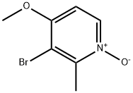 3-bromo-4-methoxy-2-methylpyridine N-oxide Structure