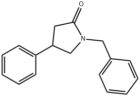 1-Benzyl-4-phenyl-pyrrolidin-2-one Structure