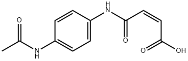 (Z)-4-((4-acetamidophenyl)amino)-4-oxobut-2-enoic acid Structure